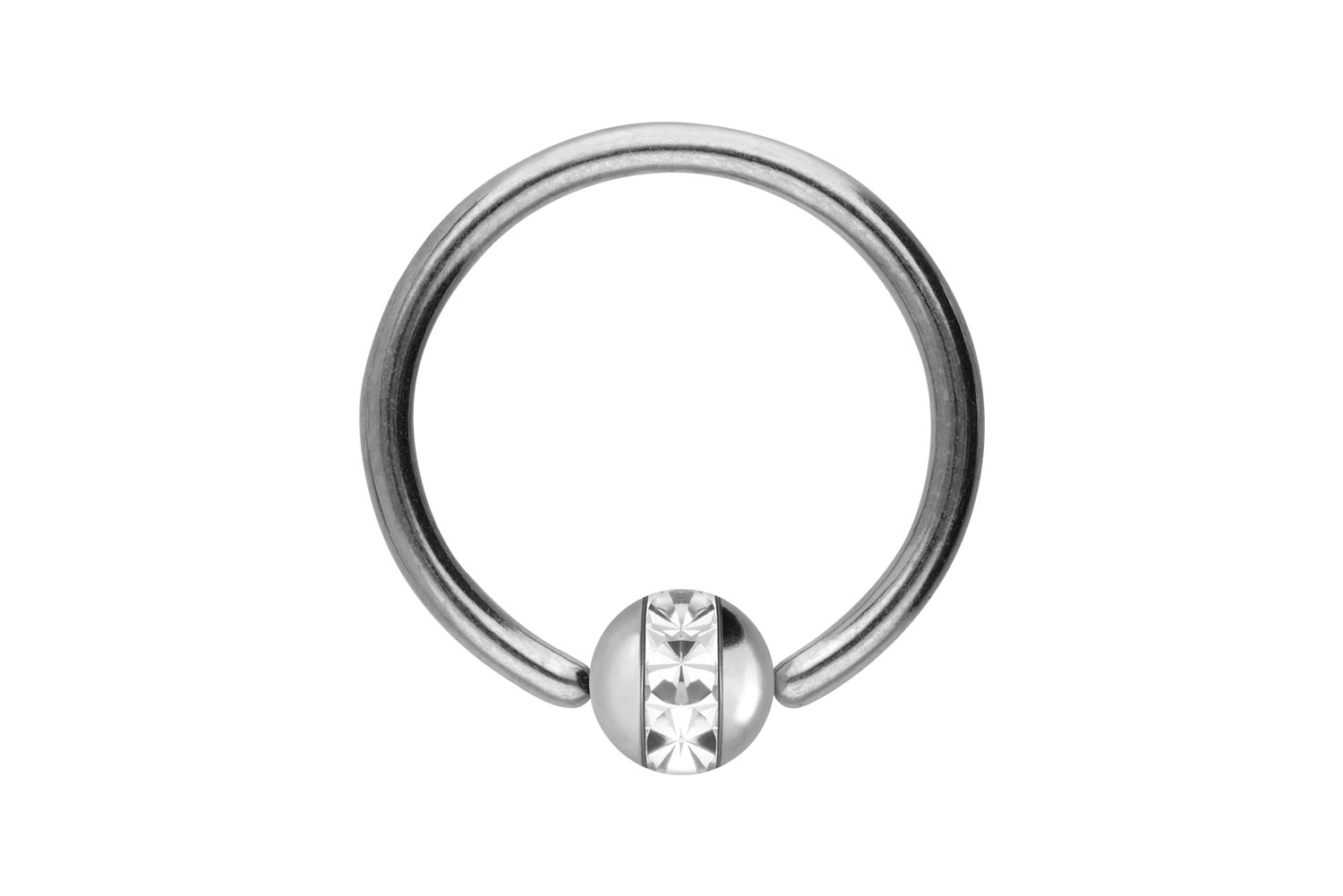 Chirurgenstahl Klemmkugelring Piercing EPOXY-RING-KUGEL